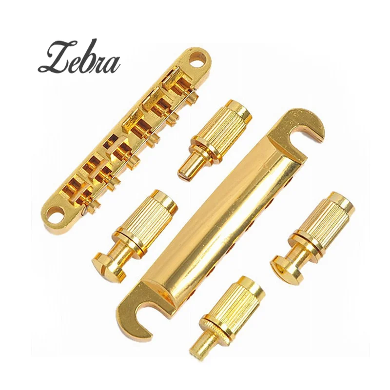 1Set Metal Gold Tune O Matic Bridge Tailpiece For LP