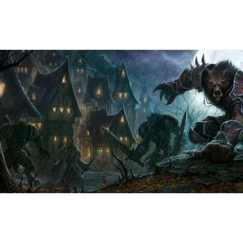 

Best Quality 2mm Thick Table Pad Game WOW Fenris Wolfbrother Playmat, Board Games Can also print Custom Pictures