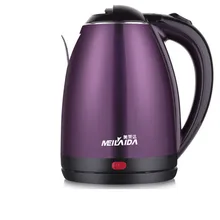 

Color double-layer anti-scalding electric kettle Automatic power-off boiling water Stainless steel kettle 2L
