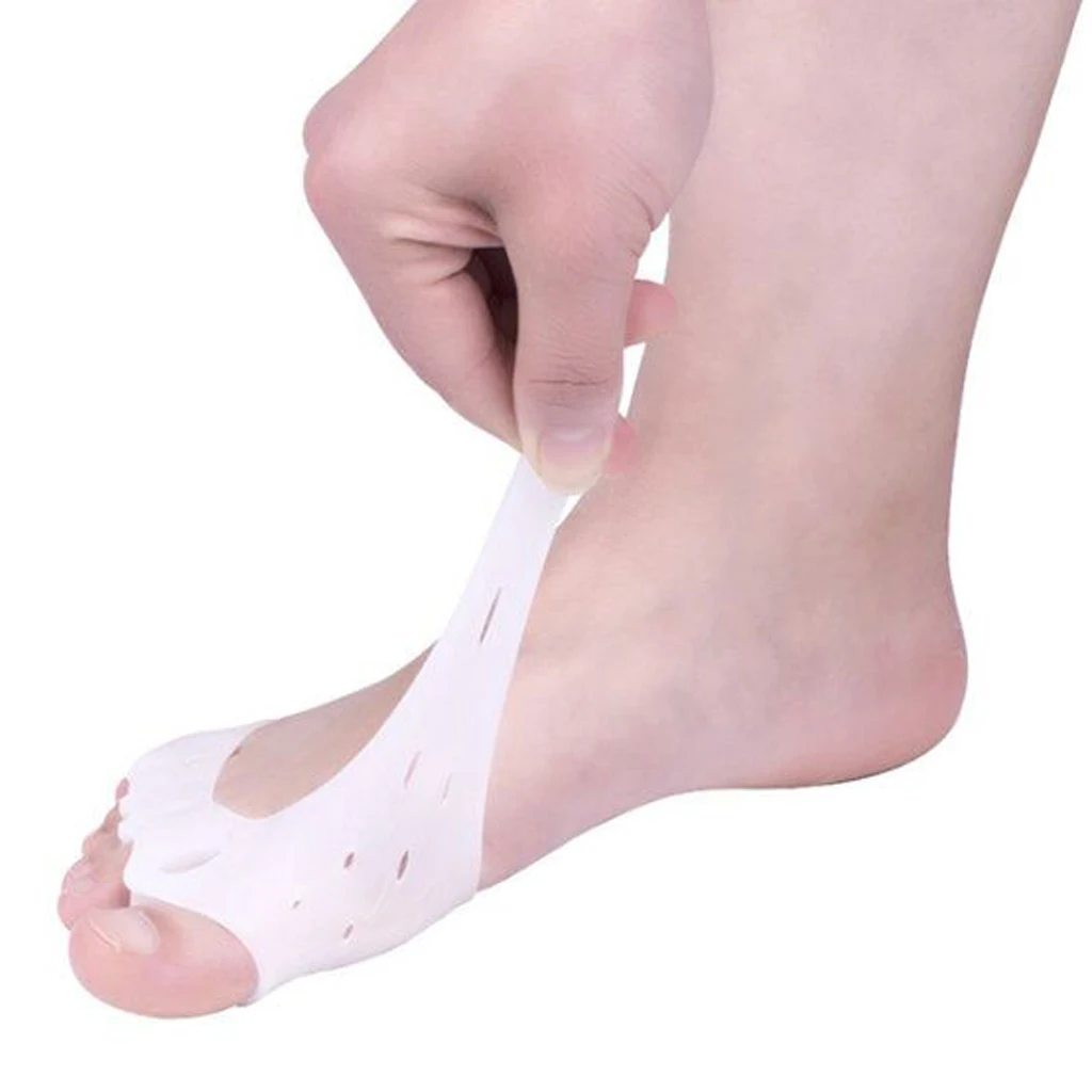 1 пара удобный силиконовый на пять пальцев разделитель для ноги болеутоляющее ежедневное использование силиконовый гель материал мягкий удобный