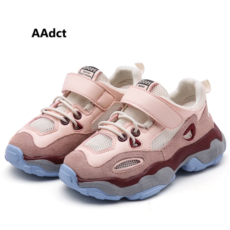 

AAdct 2019 running girls shoes sneakers sports little kids shoes for boys Mesh breathable summer children casual shoes Brand