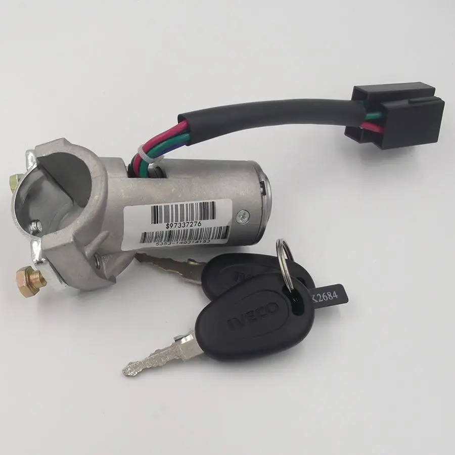 

For Nanjing Iveco V Turin Baodi ignition switch the ignition lock start electric lock door lock original factory parts 12V