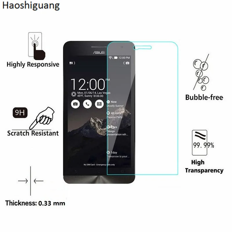 

2Pc For Asus ZenFone 5 Lite A502CG T00K Tempered Glass For Asus zenfone5 A500KL T00P A501CG T00J Screen Protector Protective Fil