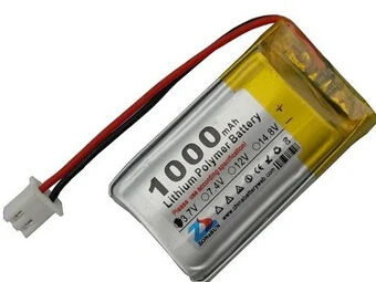 Бесплатная доставка 2 шт./лот 3 7 V 852540 1000mAh полимерная литиевая батарея литий