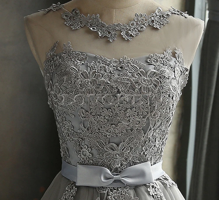 DEERVEADO CH604 Short Prom Dresses 2020 Sexy Backless Lace Up Prom Gown Formal Dress Women Occasion Party Dresses Robe De Soiree