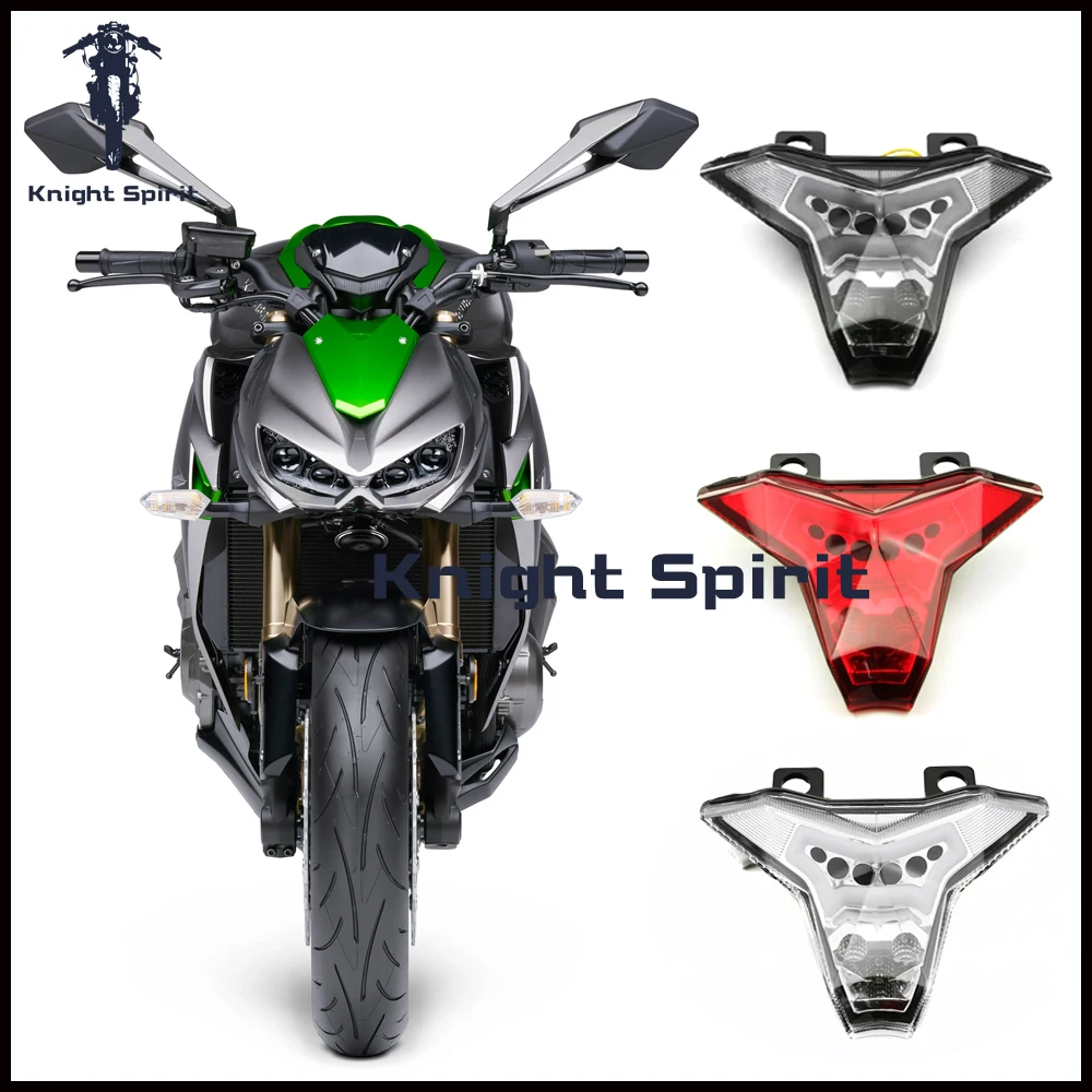 Для KAWASAKI Z1000 Z400 ниндзя 400 ZX-10RR ZX-10R ZX-6R интегрированный мотоцикл светодиодный фонарь светильник тормозной светильник Поворотная сигнальная лампа мигалка