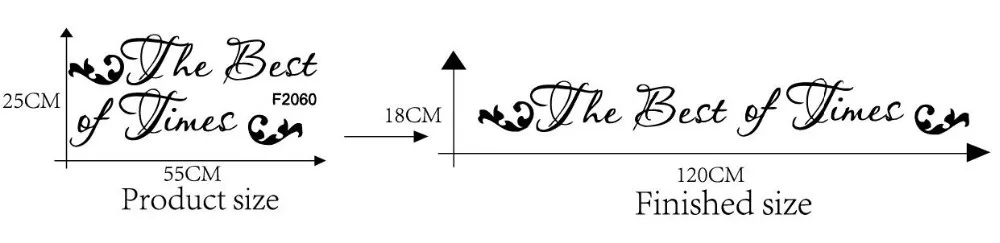 Большой размер 120 см Современный домашний декор семейные наклейки для стен, лучшие времена семейная фотография виниловая цитата-Наклейка на стену