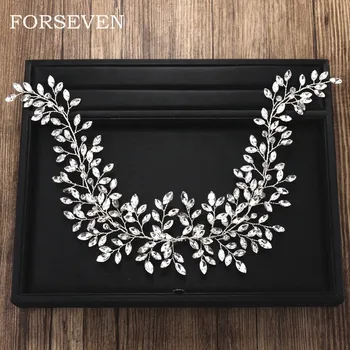 

Full Rhinestone Wedding Headbands For Bride Crystal Headband Hair Accessories Wedding Crystal Hair Band Bridesmaid Head Jewelry