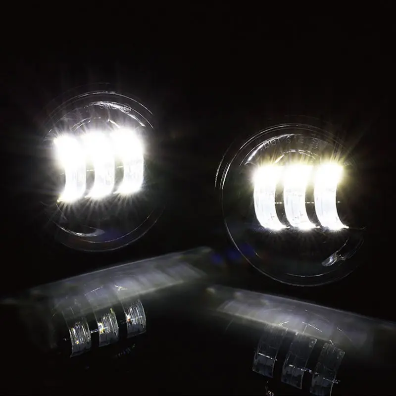 1 Pair 4.5 4 1/2 inch LED Passing Fog Light 30W LED Driving Auxiliary Lamps for Motorcycles Motorbi - 32950500801