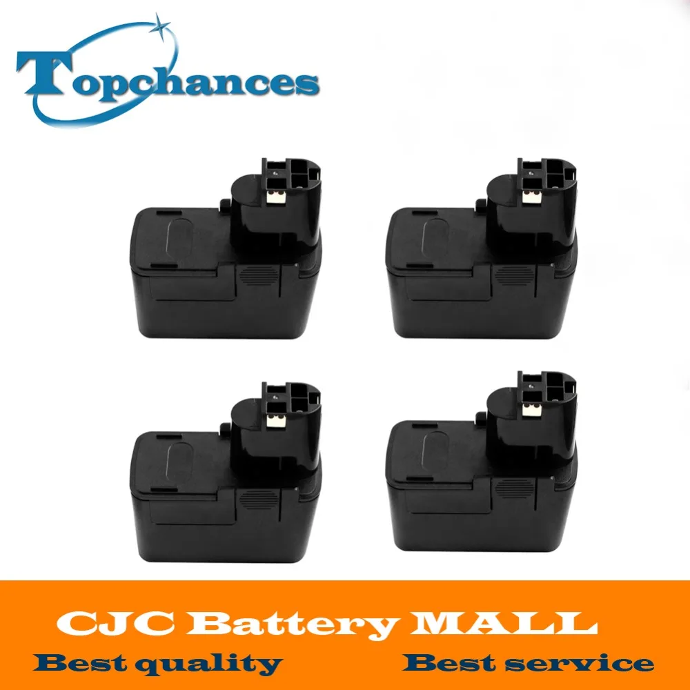 

4X High Quality 12V 3000mAh Ni-MH Rechargeable Battery Pack Power Tool Battery for Bosch BAT011 2 607 335 GSB12VE-2