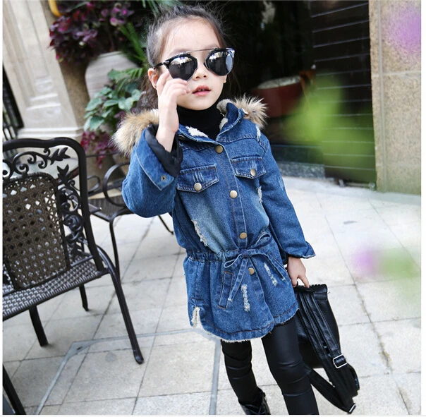 HOT 2016 high quality Qiu dong season new cowboy cotton padded jacket fashion Thickening and velvet