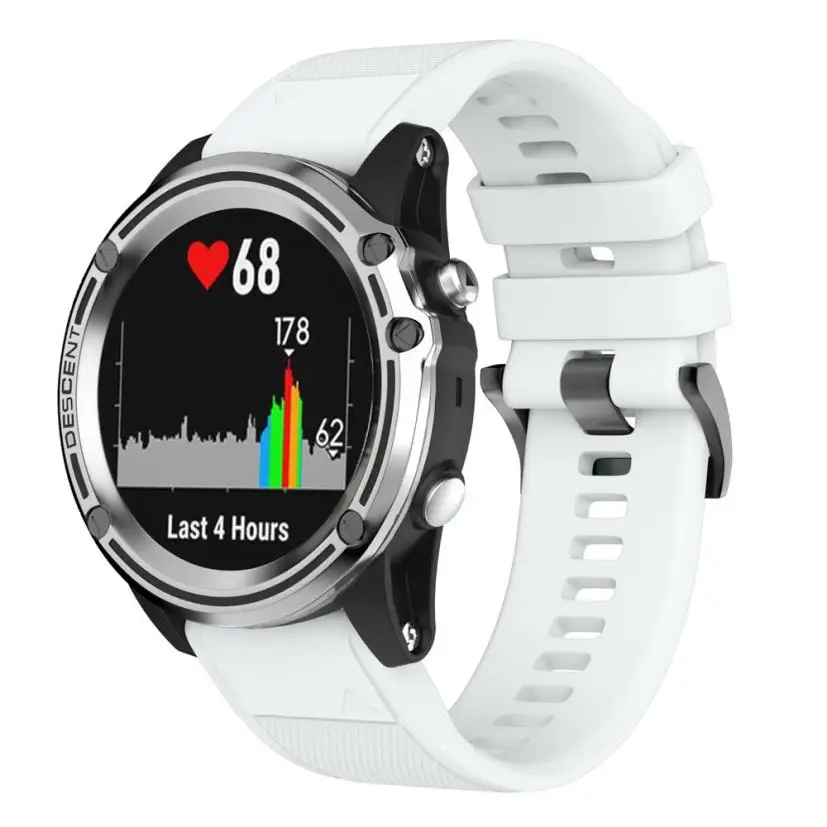 HIPERDEAL Замена Silicagel быстрая установка ремешок для Garmin Descent Mk1 часы Прямая поставка