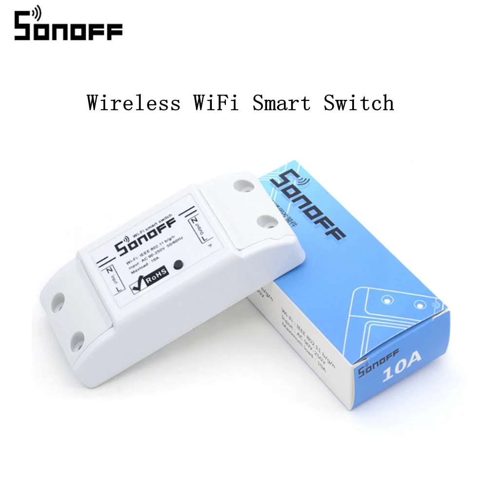 SONOFF умный дом Комплект беспроводной WiFi Температура Влажность 4CH умный переключатель человеческого тела датчик движения пульт дистанционного управления Замена - Цвет: Wireless Switch