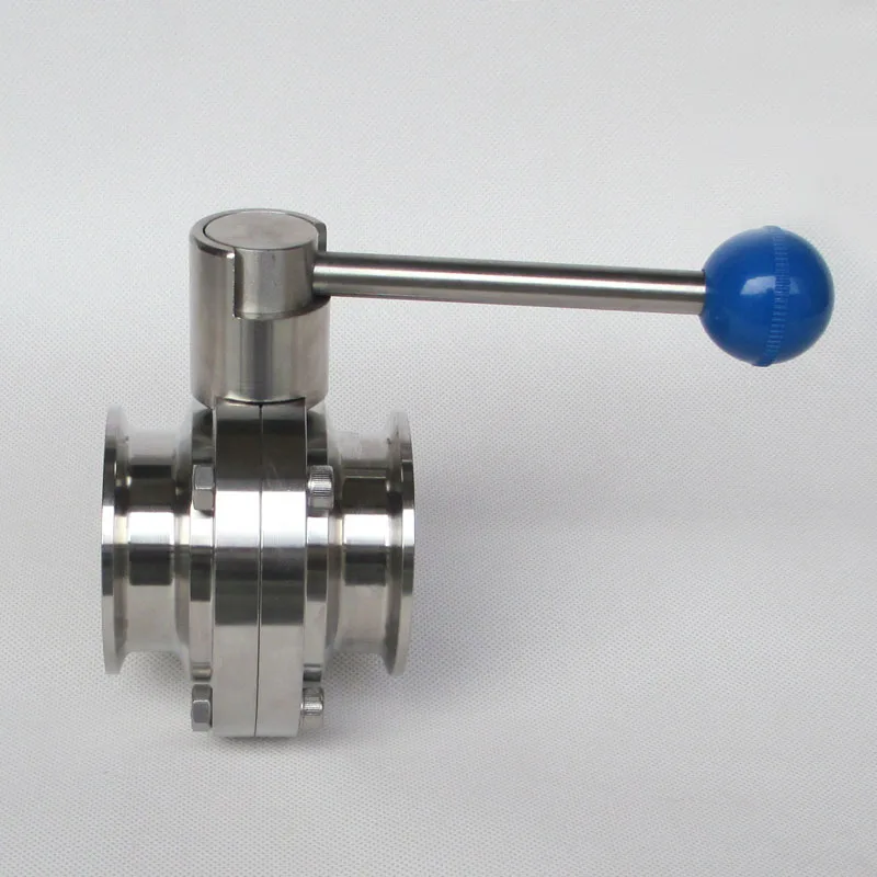 

2'' 51mm Tri Clamp Butterfly Valve Stainless Steel 304 - Pull Trigger