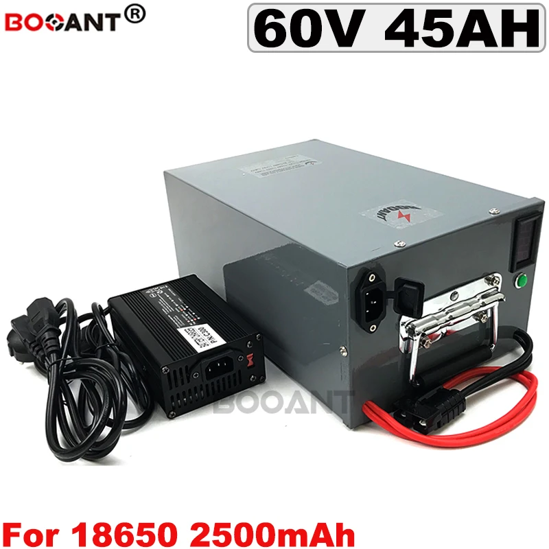 Мощный 60 V 45AH Перезаряжаемые для е-байка литиевая батарея для Bafang BBSHD 2000 Вт двигатель 60 v батарея для электровелосипеда + металлический 5A Заря... Мощный 60 V 45AH Перезаряжаемые для е-байка литиевая батарея для Bafang BBSHD 2000 Вт двигатель 60 v батарея для электровелосипеда + металлический 5A Заря...