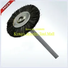 Коричневый конский волос мини "кисть зубные щетки для зубные Польский Инструмент с бесплатной доставкой 100 шт./кор. хвостовика 2,35 мм