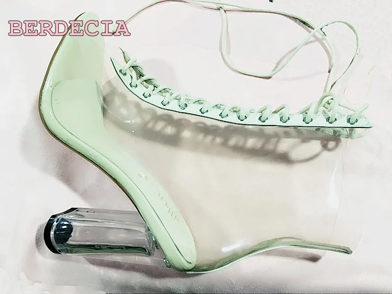 light green sandals heels