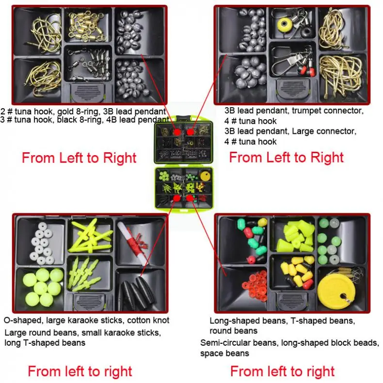 Набор инструментов для рыбалки фиксатор для приманки фиксатор джиг крюк поворотный оснастка свинец грузило чехол для хранения 24 отсека рыболовные снасти коробка аксессуары