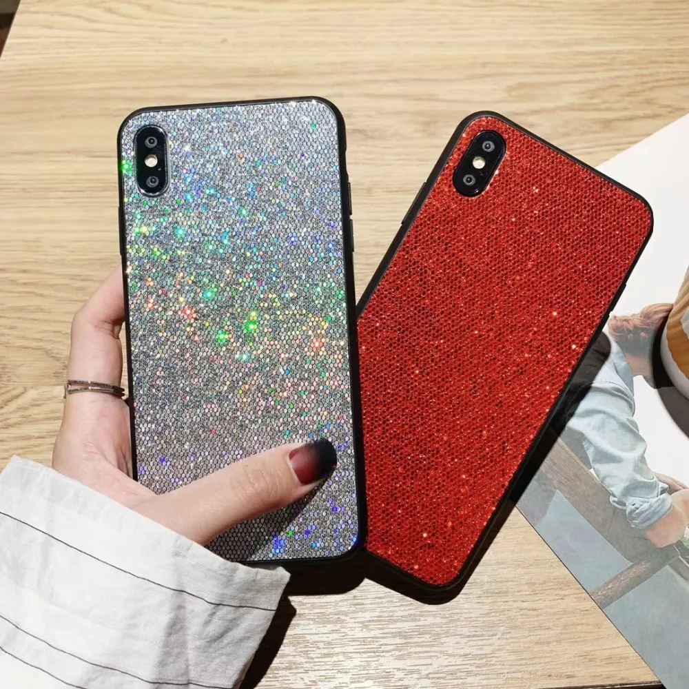 

High quality Glitter Sequin Soft Case for Samsung galaxy S9 Plus S 9 back Cover for Samsung galaxy S10 Plus S10e S 10 Lite case