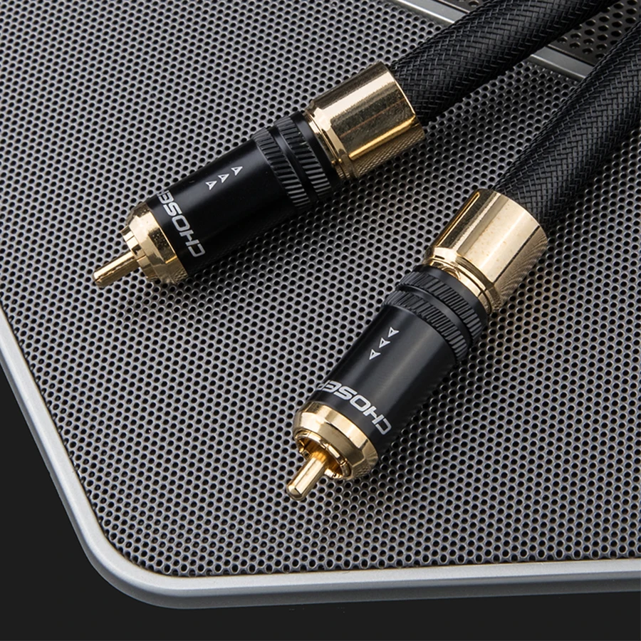 Choseal 30th юбилей QS993 цифровой коаксиальный аудиокабель RCA к один Кристалл Медь Hifi