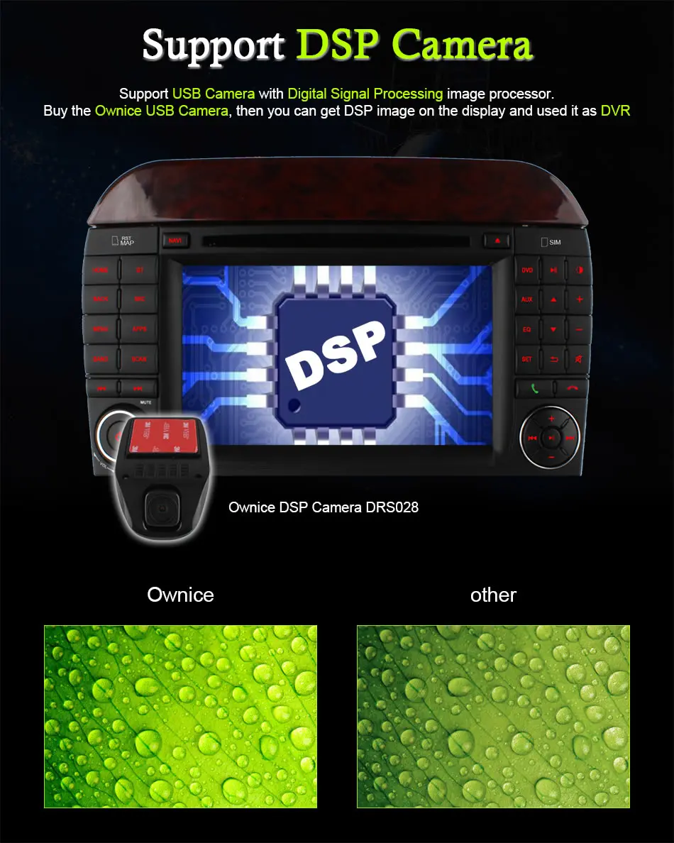 Discount Ownice C500 Android 6.0 Octa Core Car DVD Player for Mercedes S Class W220 S280 S320 S350 S400 S420 S430 GPS Navi Radio wifi 4G 11