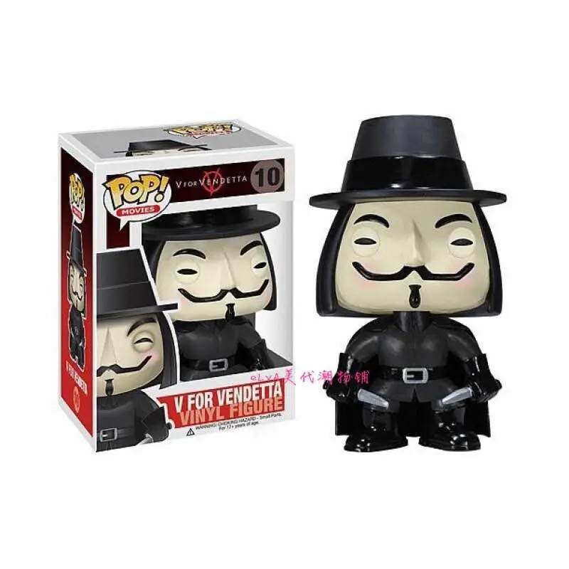 FUNKO pop V для VENDETTA BILLY PENNYWISE Чаки GHOSTFACE модель Фигурка Коллекционная модель игрушки для подарка