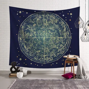 

Digital Printing Wall Beach Towel Square Towel Series Tapestry Colored Printed Decorative Mandala Tapestry Indian