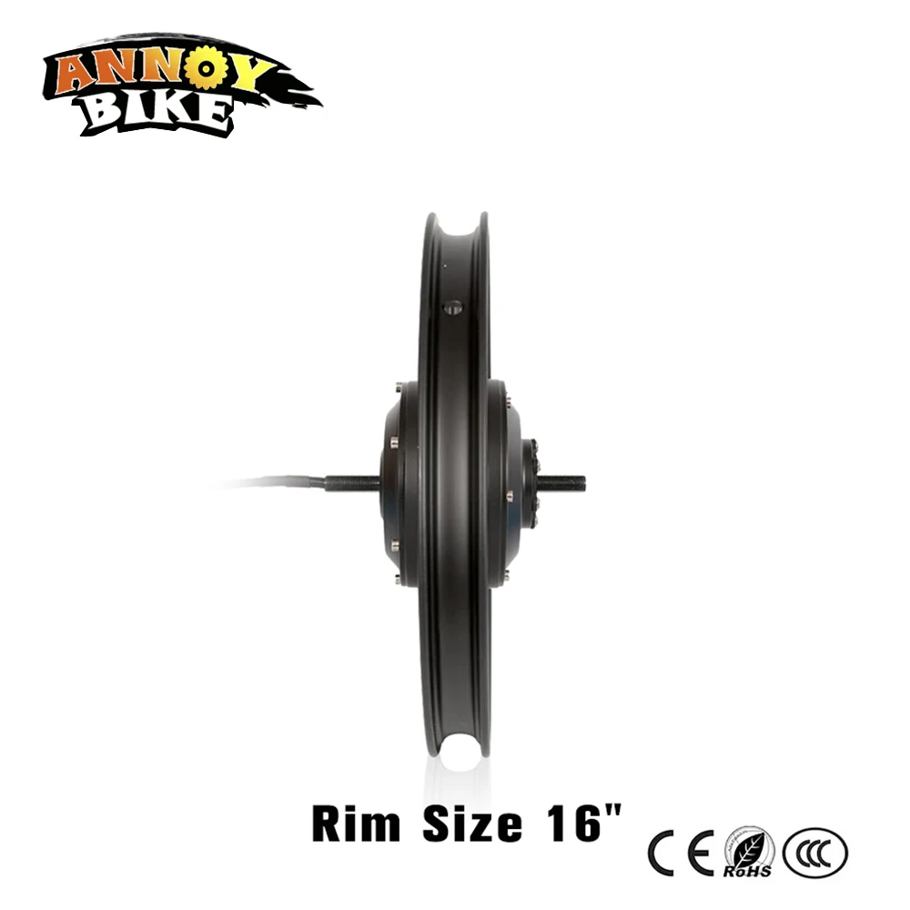 16 &quotодно колесо магния Alloy16&quot комплект электрического велосипеда колеса Горный