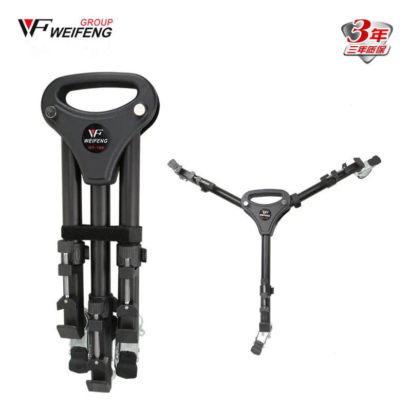 bilder für Weifeng WT-700 Pro 3 Räder Riemenscheibe Universal Folding Kamera Stativ Dolly Standfuß für fotografie bilder für Weifeng WT-700 Pro 3 Räder Riemenscheibe Universal Folding Kamera Stativ Dolly Standfuß für fotografie