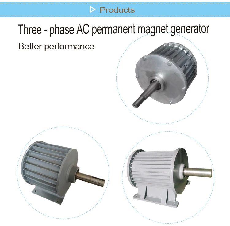 Цена по прейскуранту завода 3000 Вт/3 кВт 220 В 380 В переменного тока редкоземельный низкооборотный генератор постоянного магнита для домашнего использования