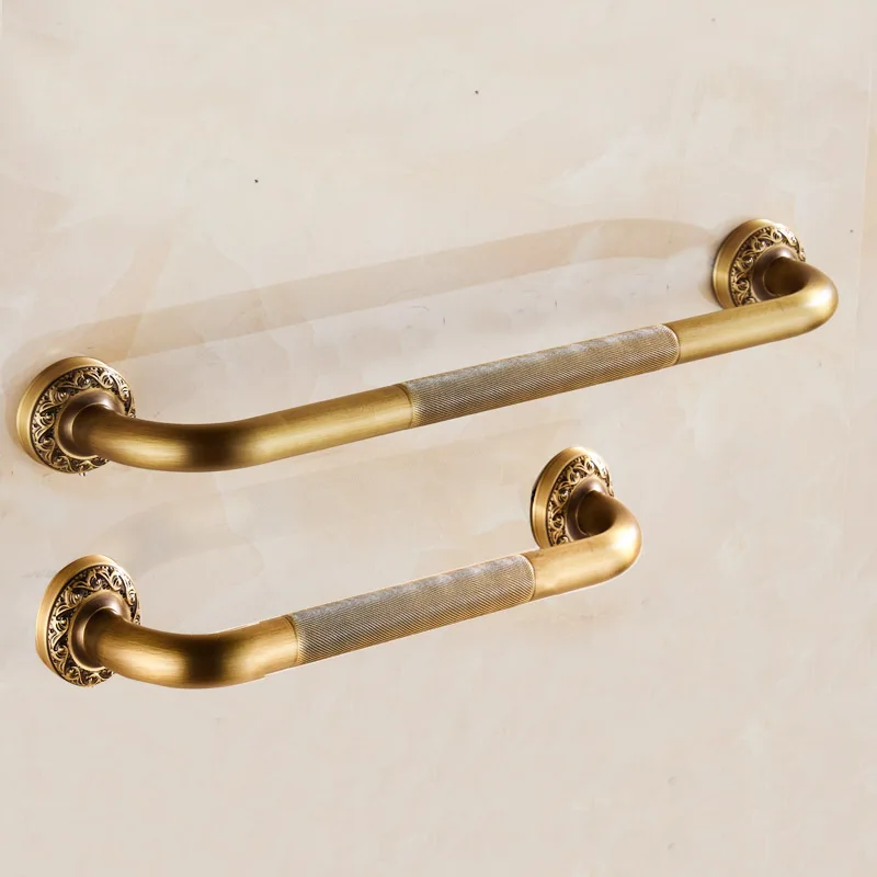 

Bathroom safety handrails European toilet handle toilet Anti-Slip toilet copper armrest antique 52cm