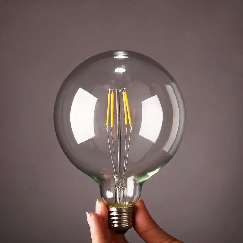Ретро светодиодный Edison лампа E14 E27 ST64 T30 накаливания нить свет 220 V G80 G95 G125 Эдисон