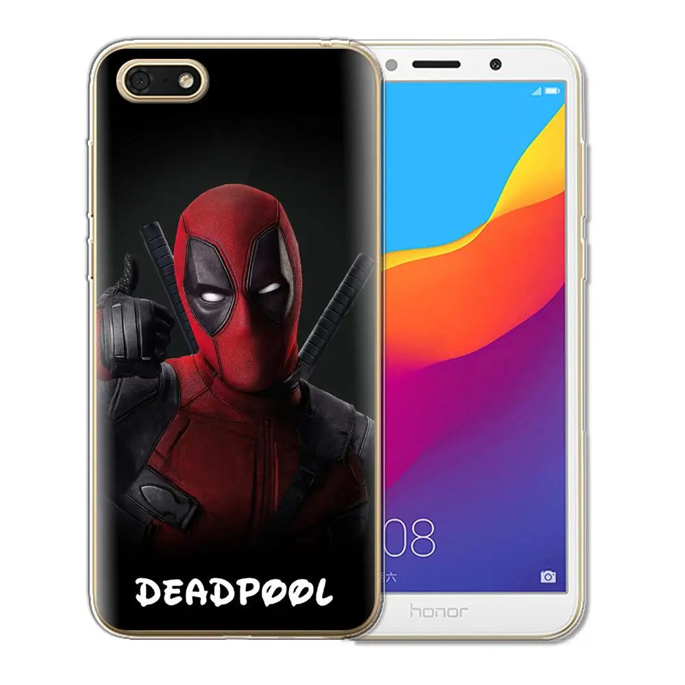 Venom Deadpool Fundas для Huawei Honor 7A 7 а русская версия шикарные чехлы для Huawei Honor7A 5,4" DUA-L22 чехол - Цвет: 8154