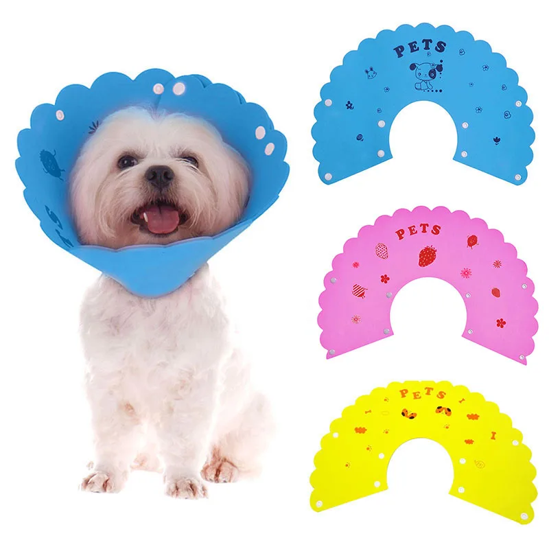 Pets Dog Collar Lightweight Neck Strap Pet Recovery Collar Anti Bite