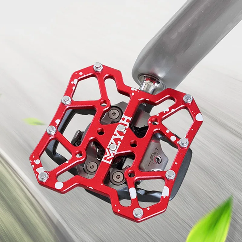 

2pcs/Set Bicycle Pedal Aluminum Alloy Flat Platform Adapter Conversion Universal Compatible MTB Road Bike Parts