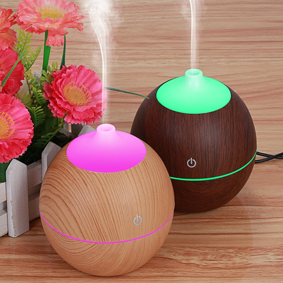 USB 130ML 7LED Air Humidifier Ultrasonic Aroma Essential Oil Cool Mist Diffuser (28)