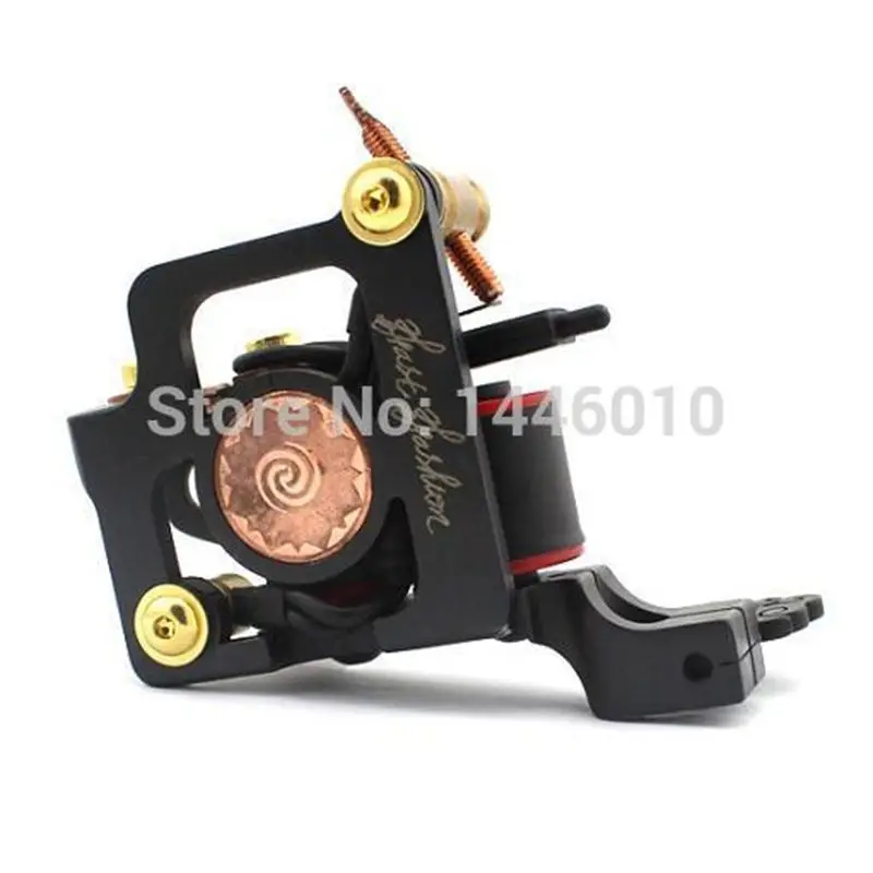 2016 Hot Sale Handmade Tattoo Machine 10 Warps Coils Steel Frame Coil