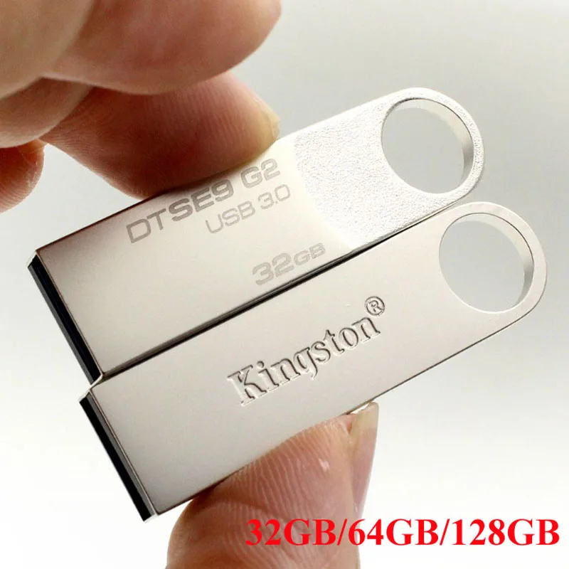 Kingston Original 32 ГБ 64 128 Pendrive Metal Custom DIY логотип Прямая поставка персонализированный