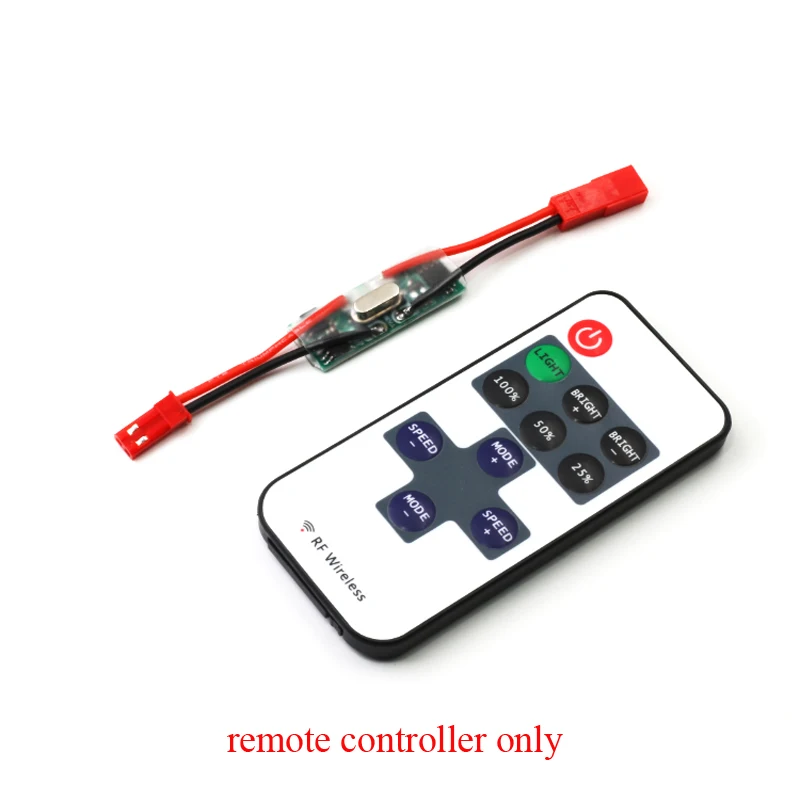 1PC RC Simulation Model Car Light Controller 5 12V MAX 2A Lamp Board