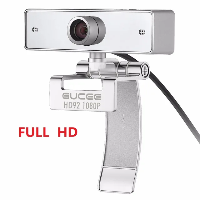 $US $43.80  Webcam 1080P GUCEE HD92 Web Camera for Skype with Built-in Microphone 1920 x 1080p USB Plug and Pla