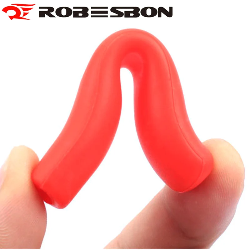Robesbon غطاء دراجة الدراجة الجبلية مقبض كم سيليكون الأحمر حامي المضادة للانزلاق الدراجات الملحقات Robesbon غطاء دراجة الدراجة الجبلية مقبض كم سيليكون الأحمر حامي المضادة للانزلاق الدراجات الملحقات