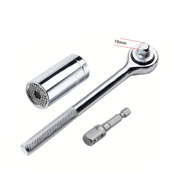 

Magic Spanner Grip Multi Function Universal Ratchet Socket 7-19mm Power Drill Adapter Car Hand Tools Repair Kit Ratchet Wrench