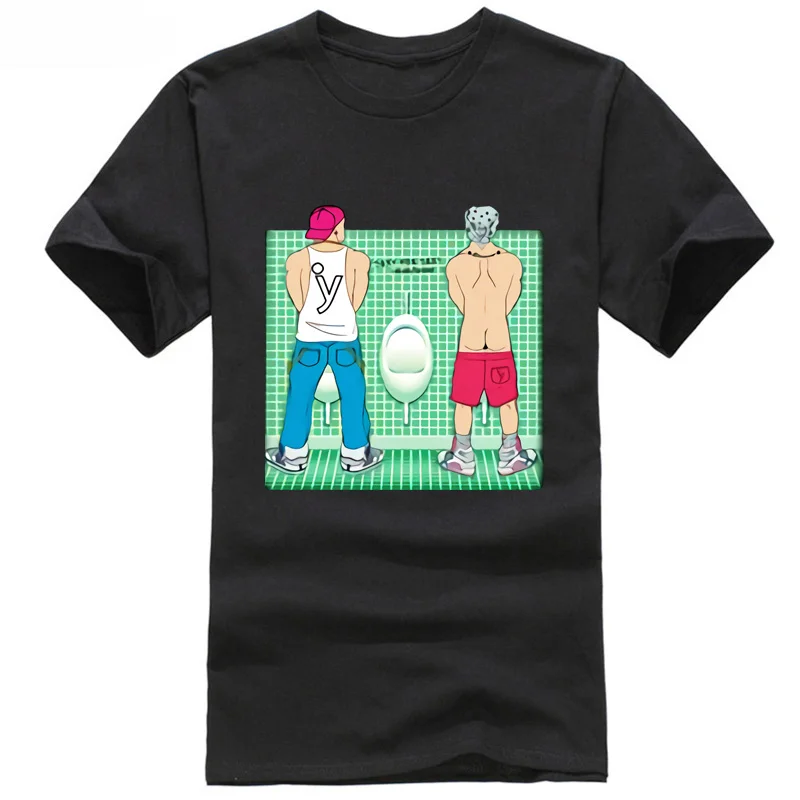 

Gay wc To the restroom Funny T-shirt harajuku Summer 2018 tshirt hoodie hip hop t-shirt 100% Cotton