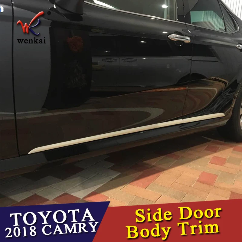 Buy Car Side Door Body Trim ABS Chrome 4PCS SET For Toyota CAMRY 2018