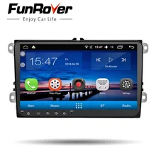 FUNROVER android 8 0 font b car b font dvd For Volkswagen passat b7 b6 golf