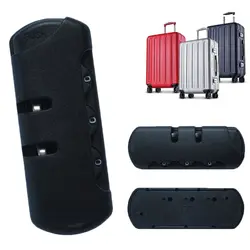 3 кодовый замок, замок для багажа, чемодан для путешествий, измененный кодовый замок, сделай сам, багажник, безопасный, черный, аксессуары