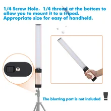 Travor LLEVÓ la Luz de Vídeo luz Varita L2S delgado a 7mm CRI 90 3200 K 5500 K con 18650 batería recargable para La Fotografía iluminación