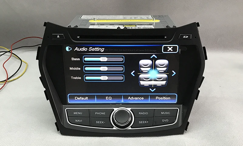 Best 2 din car dvd player gps for Hyundai Santa FE IX45 2013 2014 car radio video gps navigation Free Map Free Camera 8