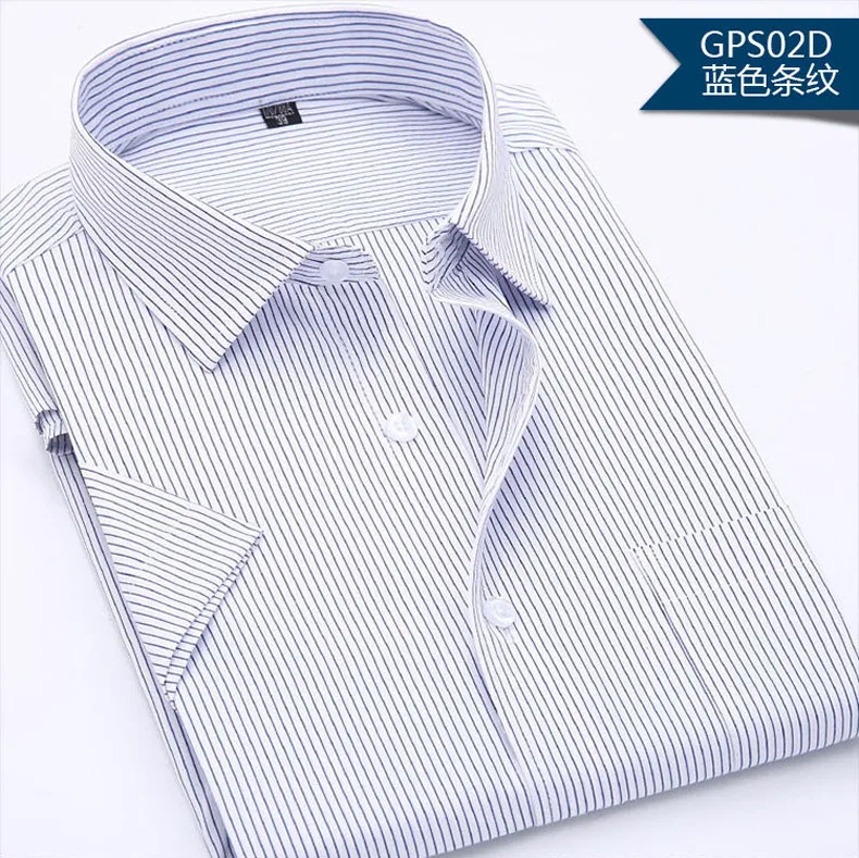 Camisas casuais masculinas, cor sólida, de manga
