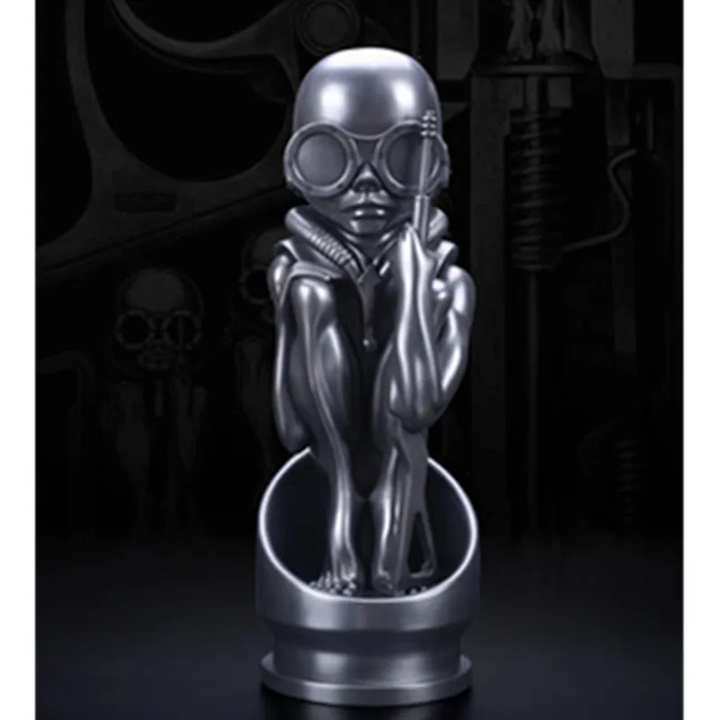 Холодное литье алюминия Ver Alien queen H. R. Giger Colophony ремесла скульптура настольное украшение G1489